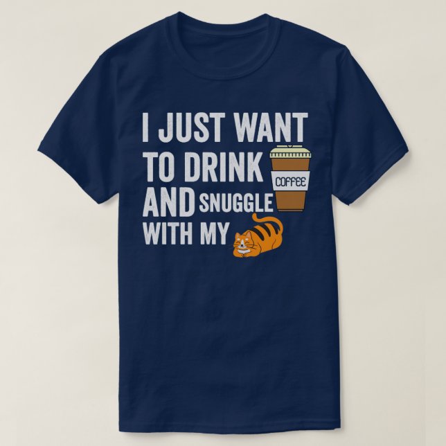 Camiseta Eu só quero tomar café e mexer com a minha tábua (Frente do Design)