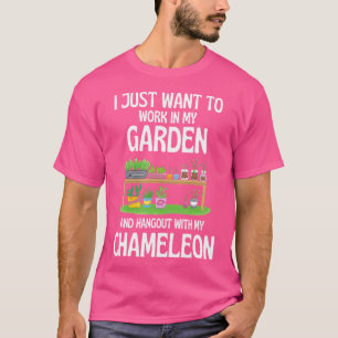 Camiseta Eu Só Quero Trabalhar No Meu Jardim E Ficar Com A