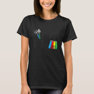 Camiseta Eu Só Quero Trabalhar No Meu Jardim E Ler Livros