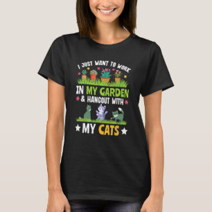 Camiseta Eu Só Quero Trabalhar No Meu Jardim Planta Jardina