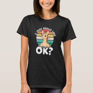 Camiseta Eu Só Realmente Gosto de Cavalo