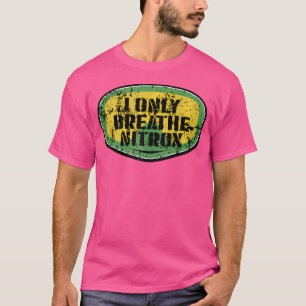 Camiseta Eu Só Respiro A Difusão De Nitrox Scuba