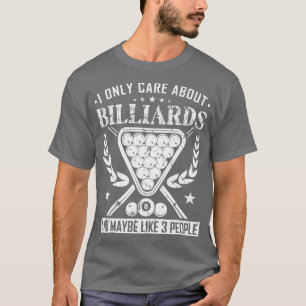 Camiseta Eu só tenho cerca de 8 bilhares de Piscinas de bol