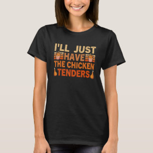 Camiseta Eu só vou pedir comida de frango para fazer comida