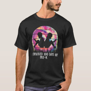CAMISETA EU SOBREVIVI 100 DIAS DA ESCOLA DE PROFESSORES PRÉ