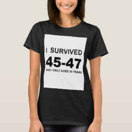 Camiseta Eu Sobrevivi 45-47