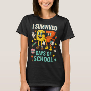 Camiseta Eu Sobrevivi 67 Dias De Escola Engraçado 67 Meme P