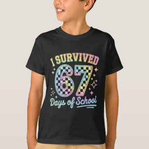 Camiseta Eu Sobrevivi 67 Dias De Professores Alunos Diversã