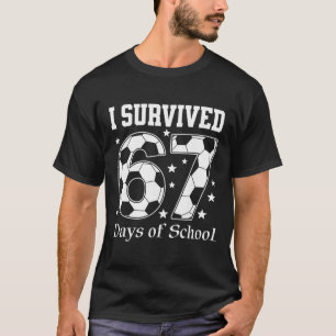 Camiseta Eu Sobrevivi 67 Dias De Professores Alunos Soc