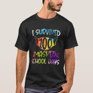 Camiseta Eu Sobrevivi à 100ª Quaternina Engraçada no Dia da