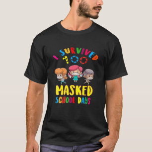 Camiseta Eu Sobrevivi a 100 Dias de Aula Disfarçado Dias de