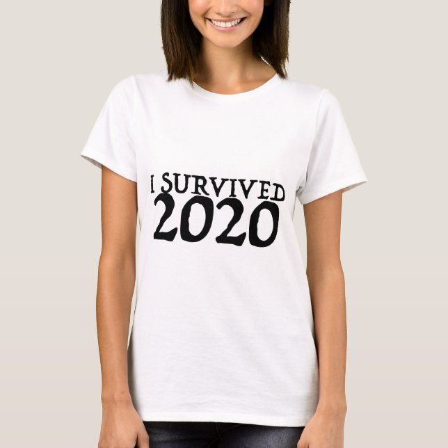 Camiseta Eu Sobrevivi a 2020 (Frente)