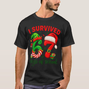 Camiseta Eu Sobrevivi a 67 Dias de Escola Bastão de Doce de