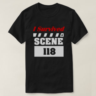 Camiseta Eu sobrevivi à cena 118