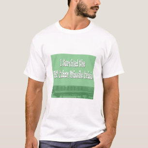 Camiseta Eu sobrevivi à crise de míssil 1962 cubano