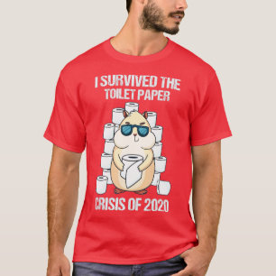 Camiseta Eu Sobrevivi À Crise Do Papel De Banheiro 2020