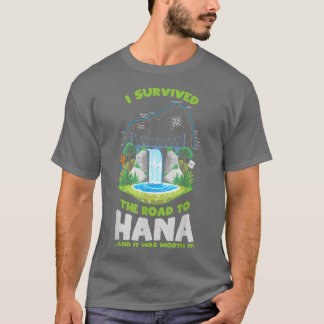 Camiseta Eu Sobrevivi A Estrada Para Hana Maui Island Hawai