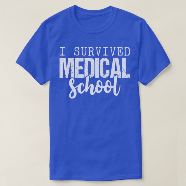Camiseta Eu Sobrevivi à Faculdade de Medicina (Frente do Design)