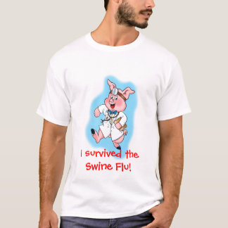 Camiseta Eu sobrevivi à gripe dos suínos!