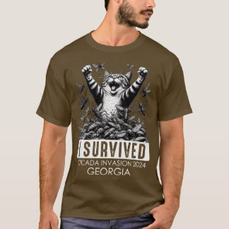 Camiseta Eu Sobrevivi À Invasão De Cicada 2024 Georgia