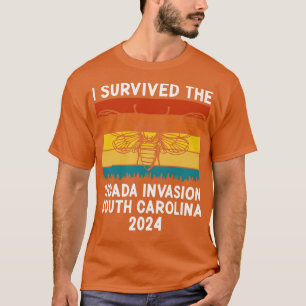 Camiseta Eu Sobrevivi À Invasão De Cicada Sul olina 2024