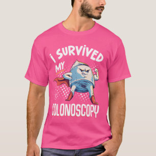 Camiseta Eu Sobrevivi À Minha Gastroenterologia Colonoscopi