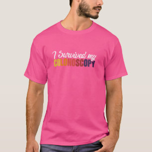 Camiseta Eu Sobrevivi À Minha Gastroenterologia Colonoscopi