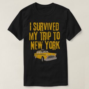 Camiseta Eu sobrevivi à minha viagem a Nova Iorque
