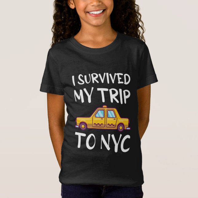 Camiseta Eu Sobrevivi À Minha Viagem À NYC (Frente)