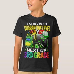 Camiseta Eu Sobrevivi à Quarentena Próximo ao Jogo do 3º