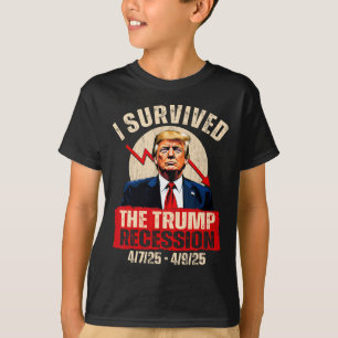 Camiseta Eu Sobrevivi À Recessão Trump 4725 4925