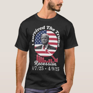 Camiseta Eu Sobrevivi À Recessão Trunfal Abril Humor 4725 -