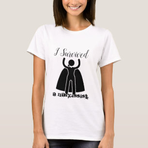 Camiseta Eu sobrevivi a um narcissist