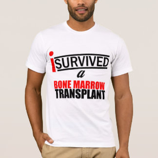 Camiseta Eu sobrevivi a uma transplantação da medula