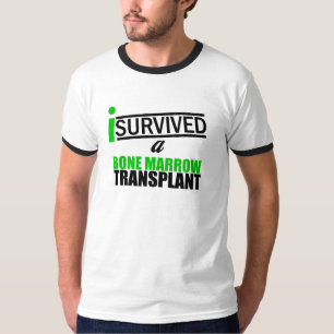 Camiseta Eu sobrevivi a uma transplantação v3 da medula