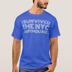 Camiseta Eu Sobrevivi Ao 5 De Abril Do Terremoto NYC