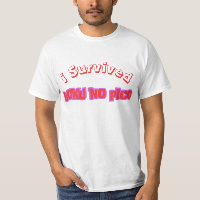 Camiseta Eu sobrevivi ao Boku no Pico (Frente)