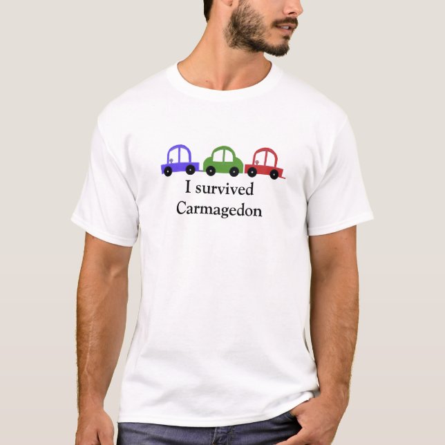 Camiseta Eu Sobrevivi ao Carmagedon (Frente)