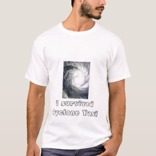 Camiseta Eu sobrevivi ao ciclone Yasi