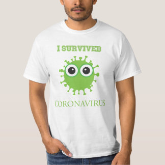 Camiseta Eu Sobrevivi ao Coronavírus