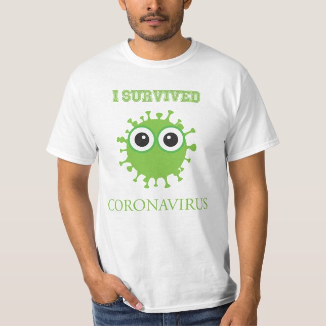 Camiseta Eu Sobrevivi ao Coronavírus (Frente)