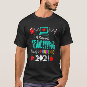Camiseta Eu Sobrevivi Ao Ensino Durante Uma Pandemia 2021 E