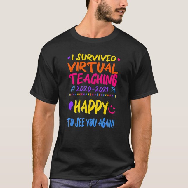 Camiseta Eu Sobrevivi ao Ensino Virtual (Frente)