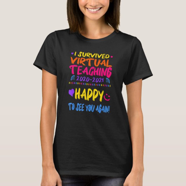 Camiseta Eu Sobrevivi ao Ensino Virtual (Frente)