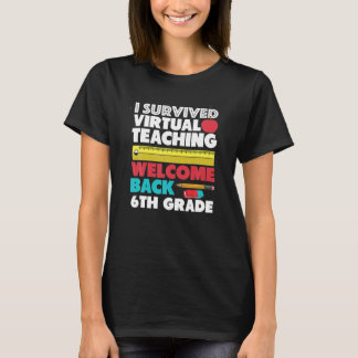 Camiseta Eu Sobrevivi Ao Ensino Virtual De Volta Ao 6 Da Es