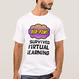 Camiseta Eu Sobrevivi Ao Ensino Virtual No Fim Do Ano Em Qu