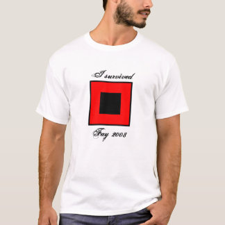 Camiseta Eu sobrevivi ao Fay 2008