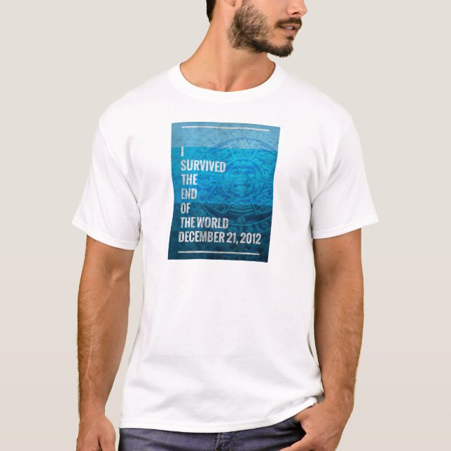 Camiseta Eu Sobrevivi ao fim do mundo (Frente)
