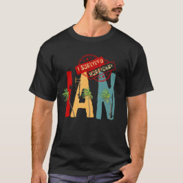 Camiseta Eu sobrevivi ao furacão Ian
