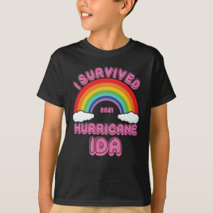Camiseta Eu Sobrevivi Ao Furacão Ida